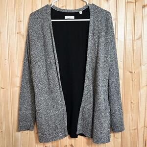 Billy Reid Womens Sz S Beige Open Front Long Sleeve Cardigan Cotton Silk Italy